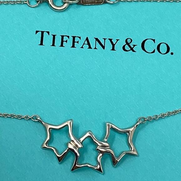 Tiffany & Co Star Pendant Necklaces 16" - Picture 4 of 8